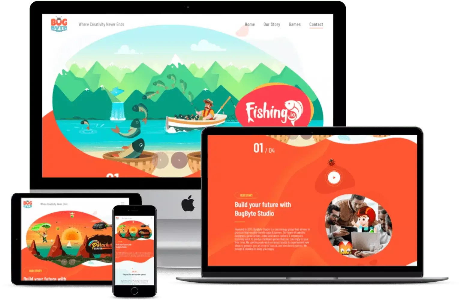 BugByte Studios website from pakitan